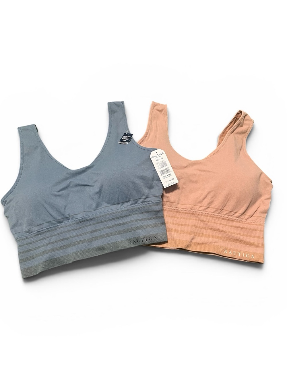 Nautica Intimates Lounge Comfort Seamless Bras 2-Pack Size 1X